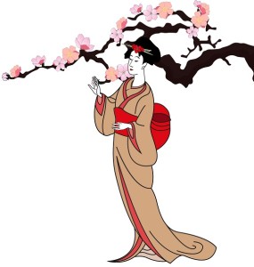 Japanese Woman in Kimono