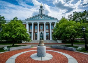 The Baker Library at Harvard Business School in Boston